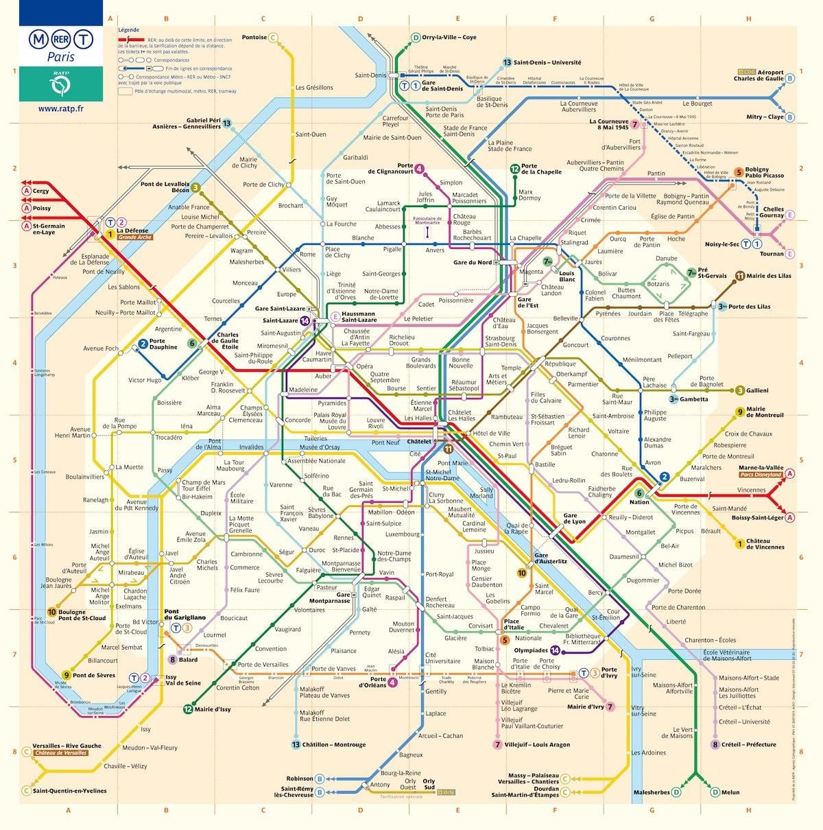 washington, dc, metroo kaart, millel tänavatel