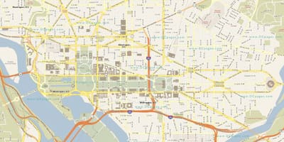 Üksikasjalik kaart washington