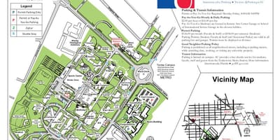 Kaart au campus