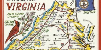 Washington dc virginia kaart
