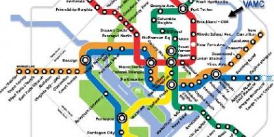 Md metroo kaart