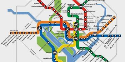 Dc metroo kaart planeerija