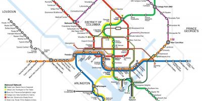 Washington ühistranspordi kaart
